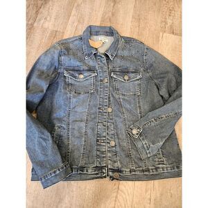 Juicy Couture‎ Jean Jacket Mrs Painted Back Size L